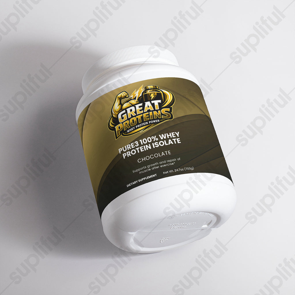 Pure3 100% Whey Protein Isolate (Chocolate)