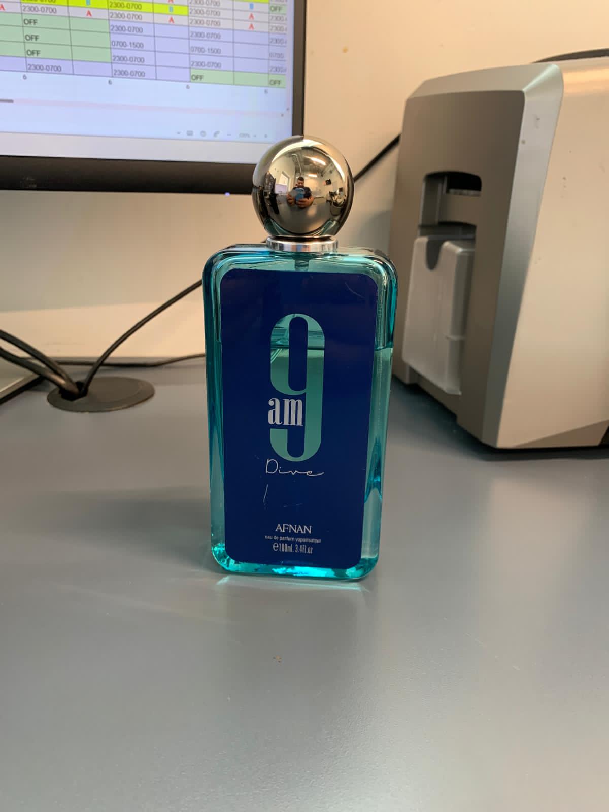 Afnan 9AM Dive Perfumes EDP 3.4 Oz 100 ML For Unisex 🥇USA Seller
