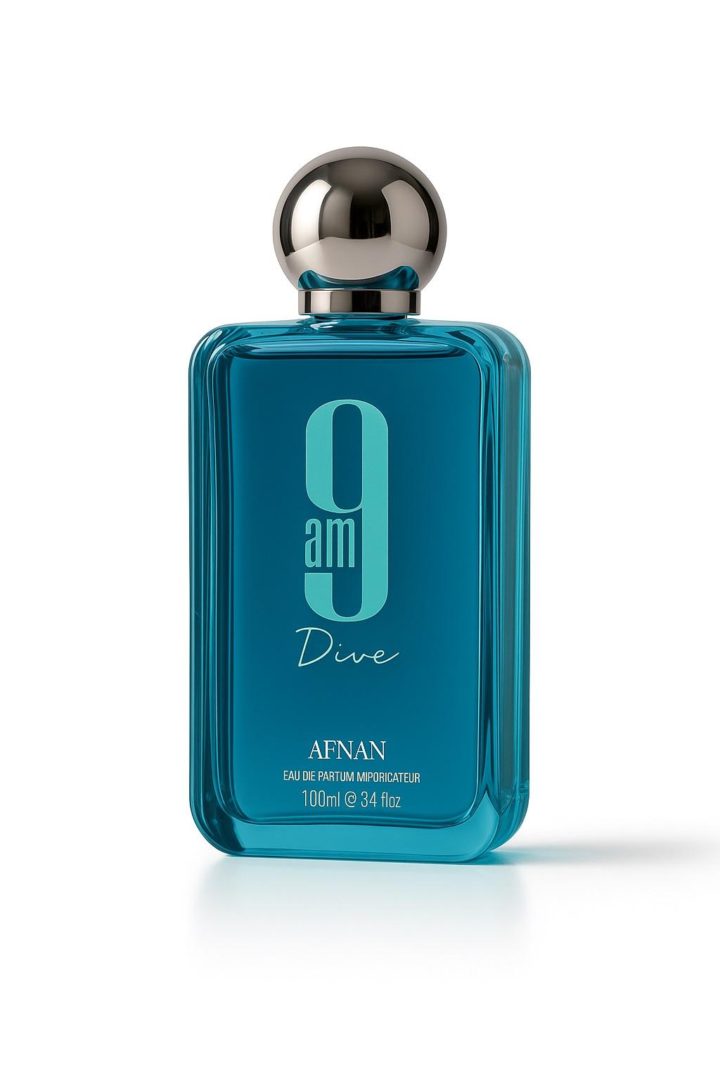 Afnan 9AM Dive Perfumes EDP 3.4 Oz 100 ML For Unisex 🥇USA Seller