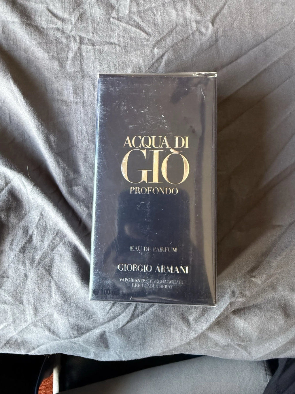 Giorgio Armani Acqua Di Giò Profondo Eau de Parfum 100ml / 3.4 FL OZ Refillable Luxury Men’s Fragrance