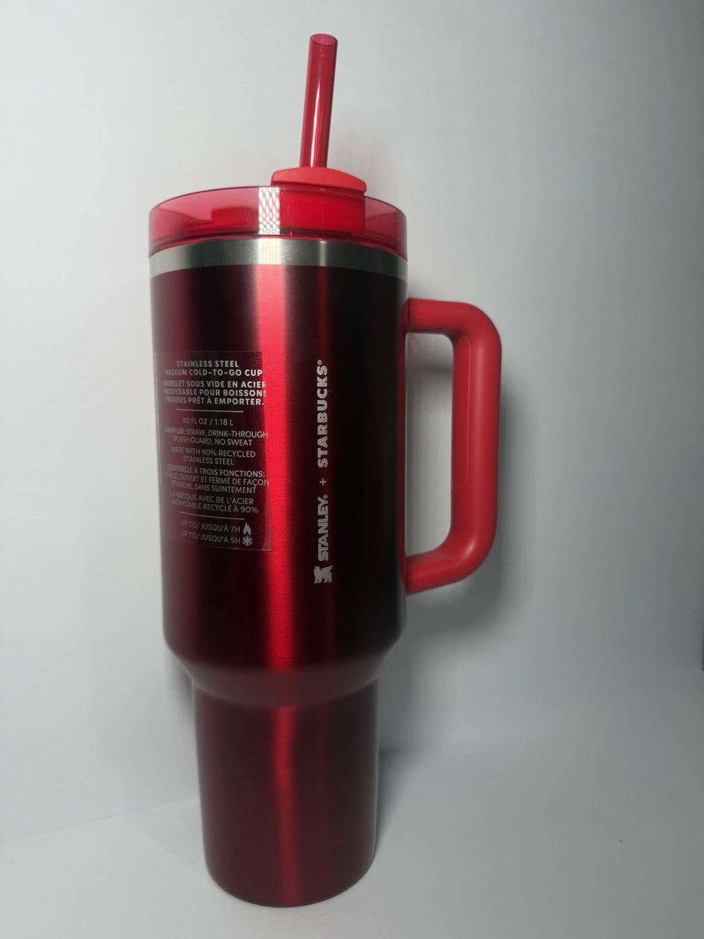 AUTHENTIC Stanley X Starbucks USA Exclusive 2023 Holiday Red 40oz Quencher BNWT