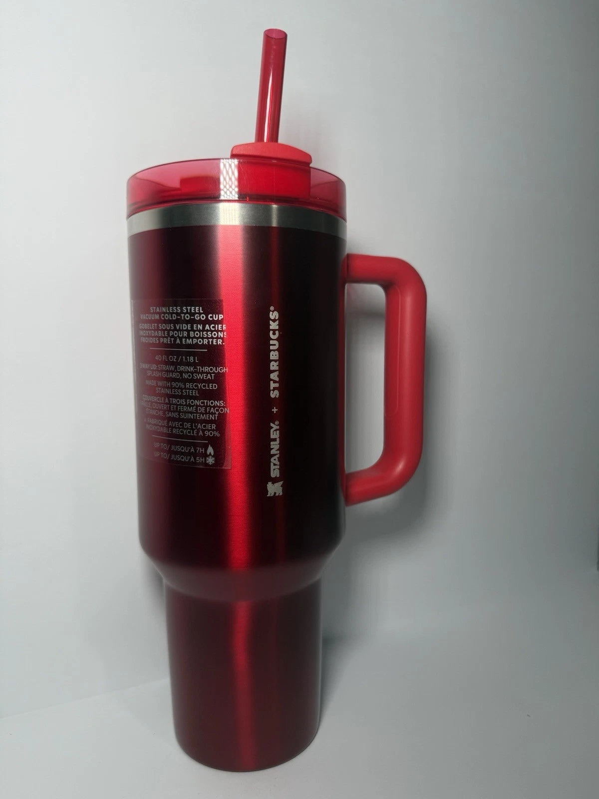 AUTHENTIC Stanley X Starbucks USA Exclusive 2023 Holiday Red 40oz Quencher BNWT
