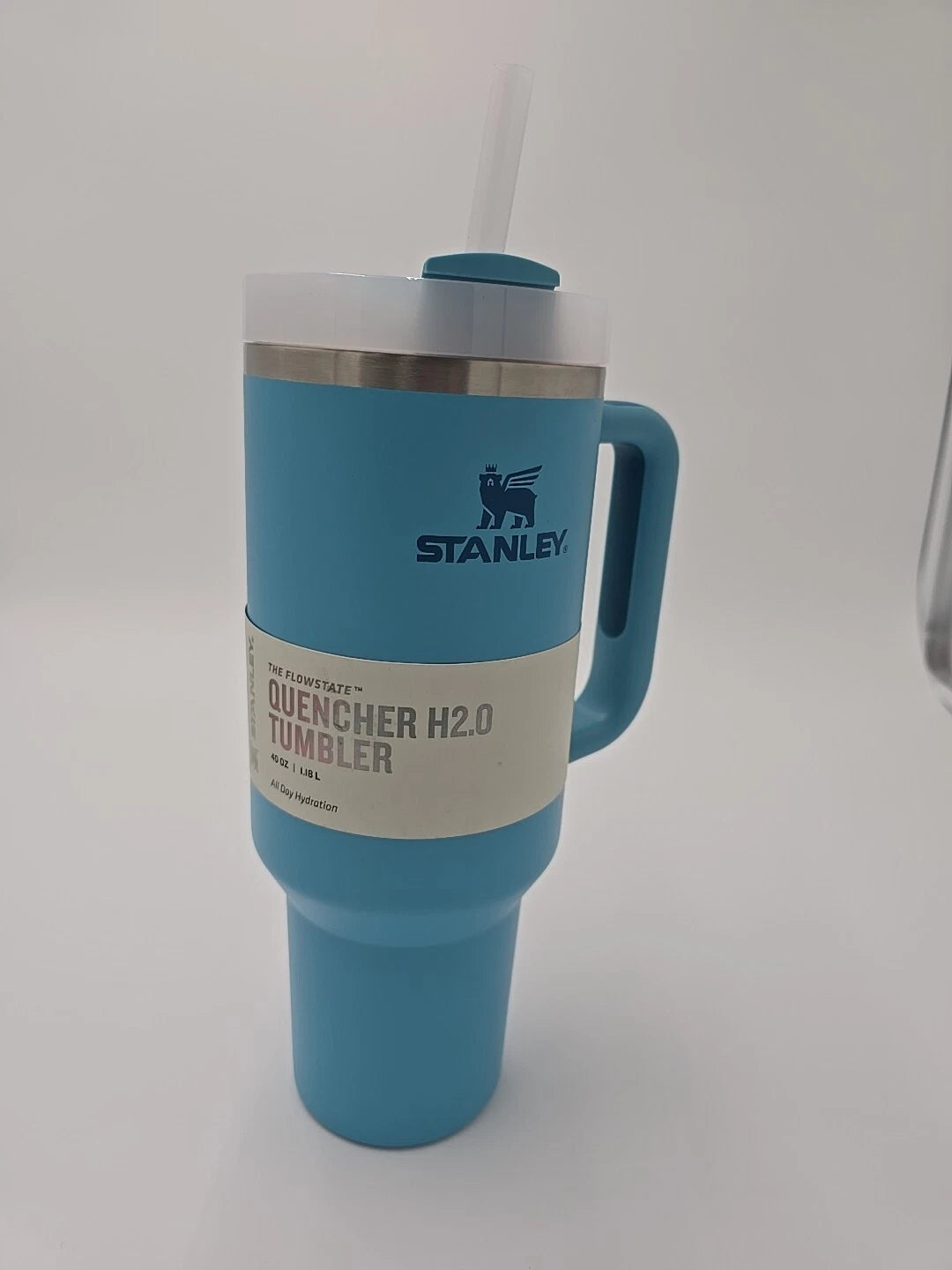 STANLEY THE QUENCHER H2.0 FLOWSTATE TUMBLER | 40 OZ POOL BLUE