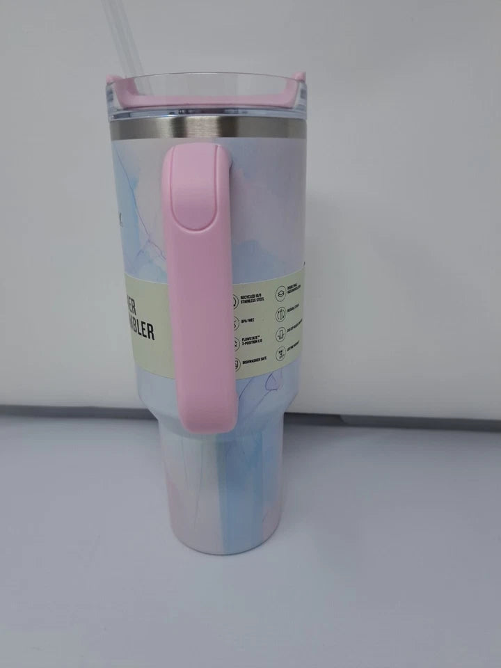 Stanley 40oz Watercolor Tulle Tumbler Stainless Steel H2.0 Target Exclusive NEW