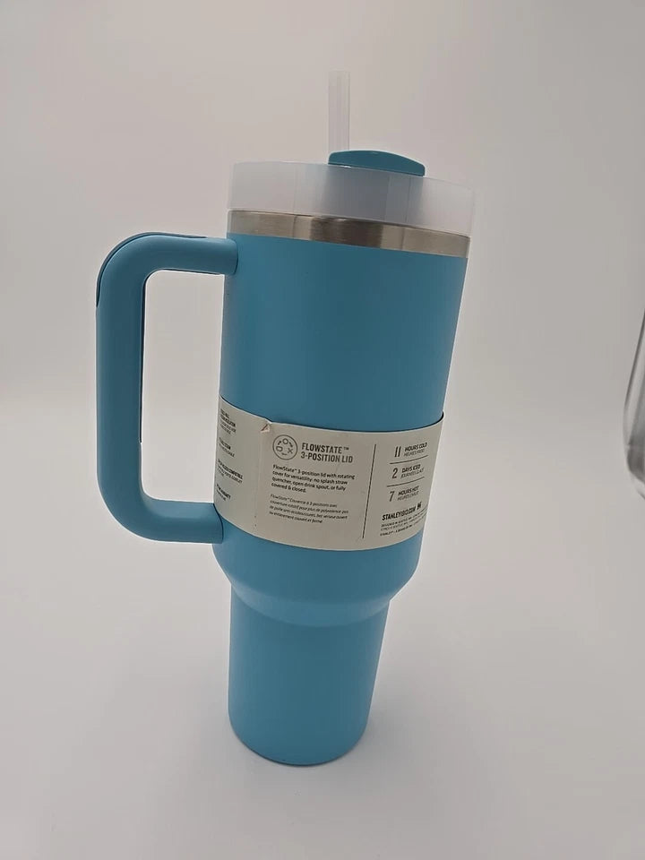 STANLEY THE QUENCHER H2.0 FLOWSTATE TUMBLER | 40 OZ POOL BLUE