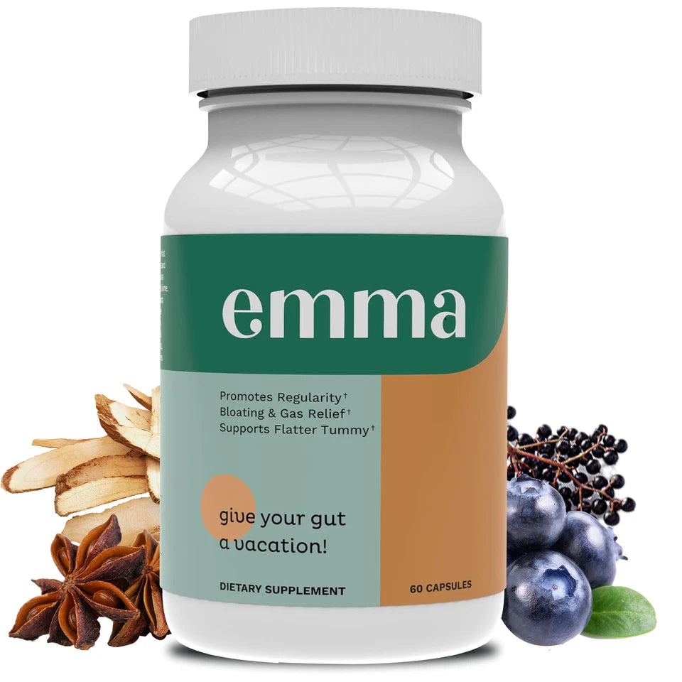 2Bottle Emma Gut Health Doctors Endorsed Supplement 60 Capsule Improve Digestive