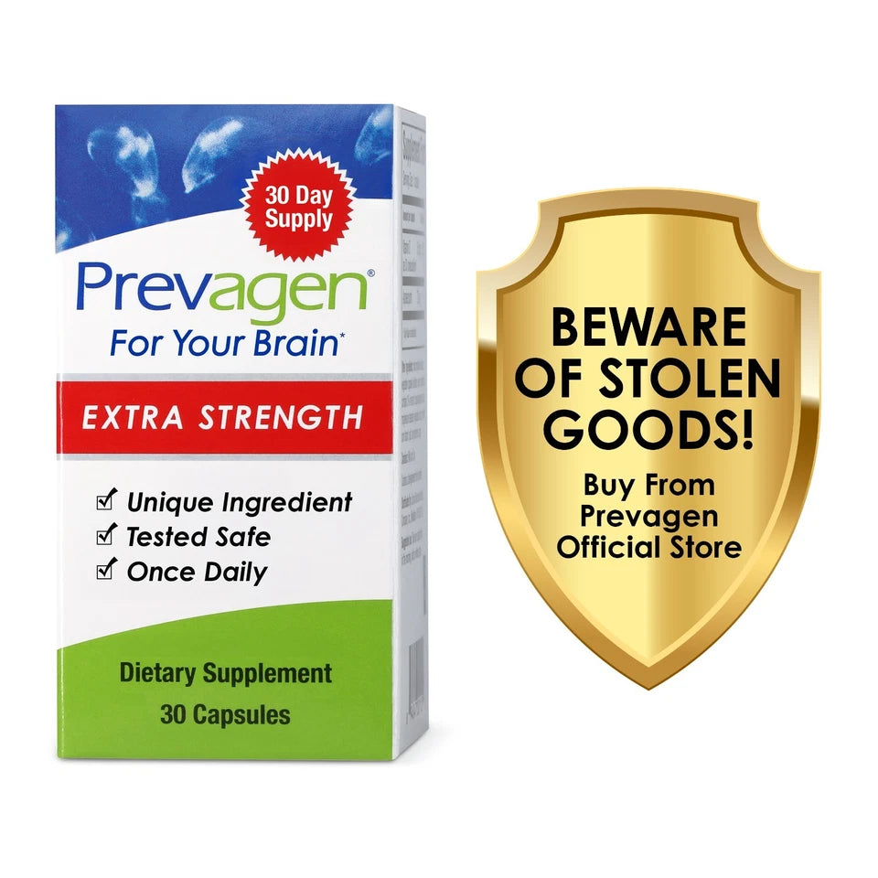 Prevagen Extra Strength 20mg Capsules – 30 Count | Brain & Memory Support Supplement with Apoaequorin & Vitamin D