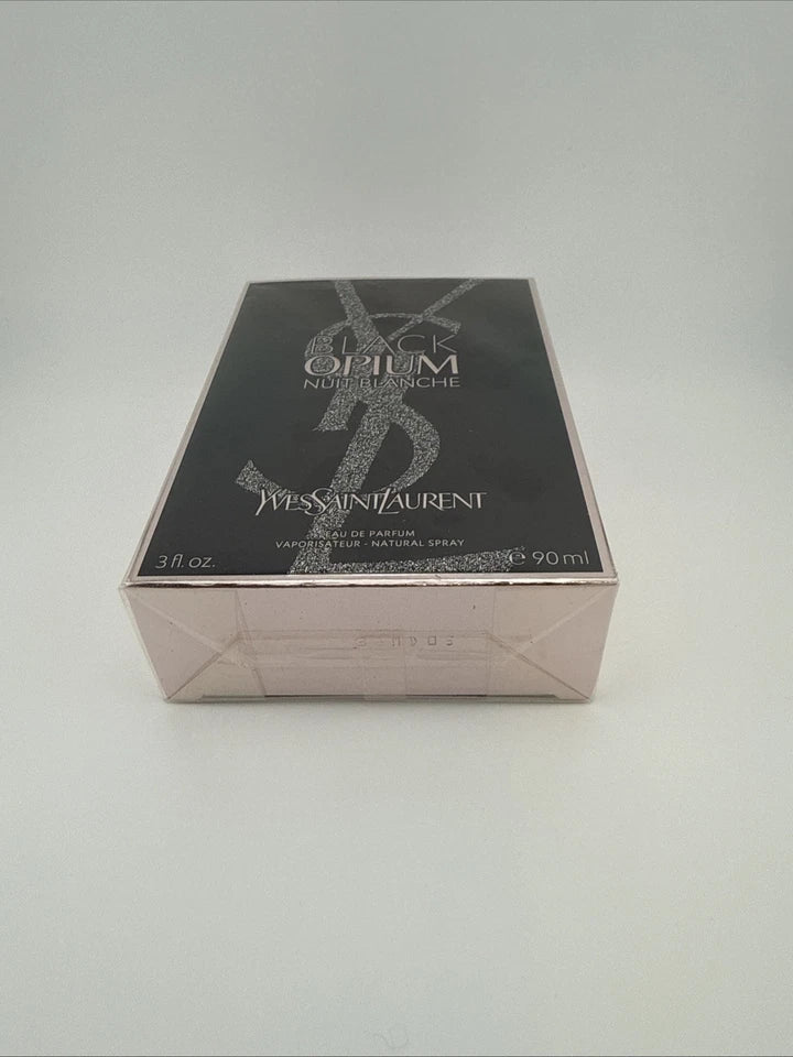 Black Opium Nuit Blanche Yves Saint Laurent EDP 3 oz NIB, Discontinued, Rare