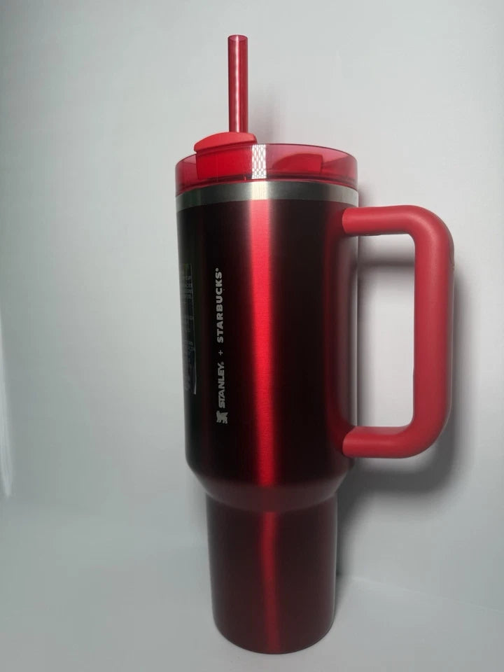 AUTHENTIC Stanley X Starbucks USA Exclusive 2023 Holiday Red 40oz Quencher BNWT