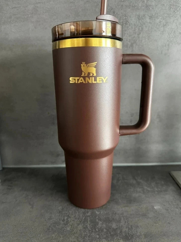 Stanley CHOCOLATE GOLD 40oz FACTORY SEALED Limited Quencher Tumbler NEW