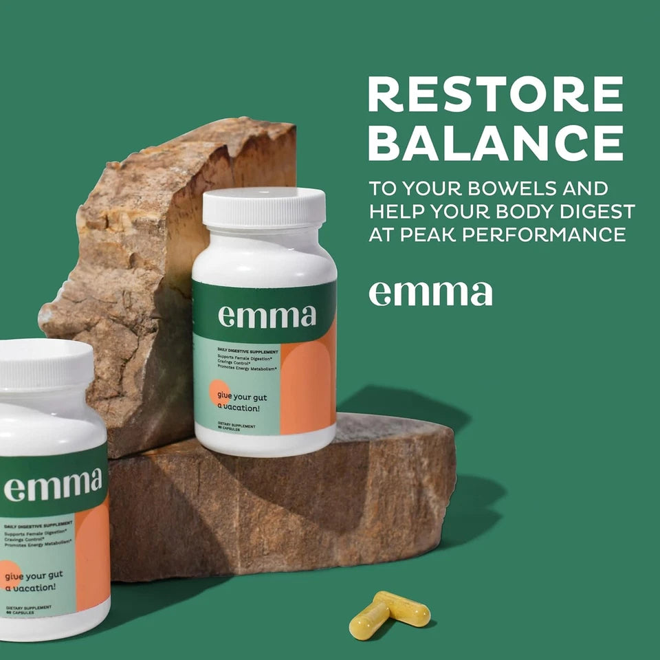 2Bottle Emma Gut Health Doctors Endorsed Supplement 60 Capsule Improve Digestive