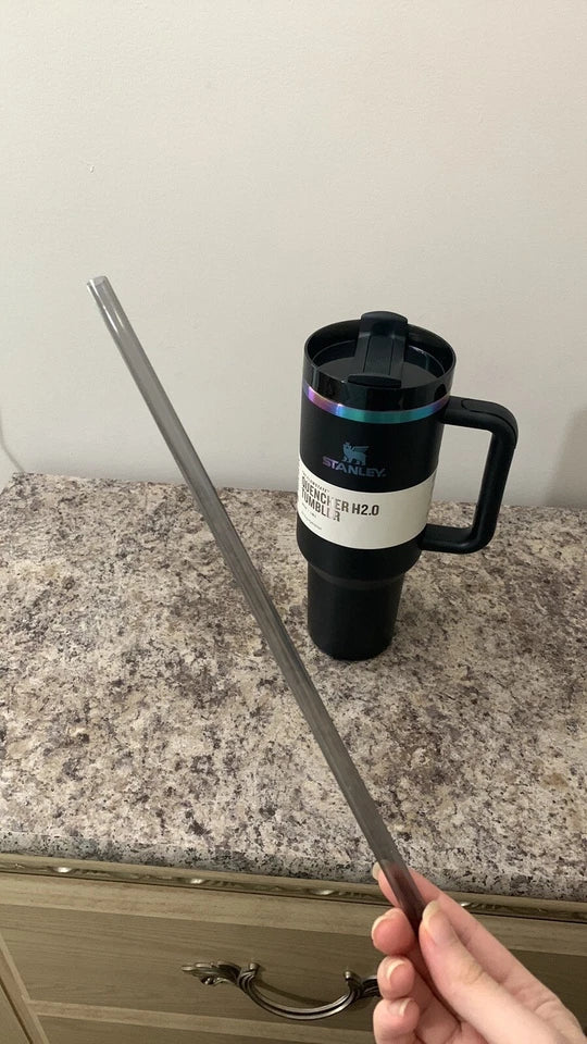 Black Iridescent Chrome Stanley 40 oz Quencher H2.0 Tumbler