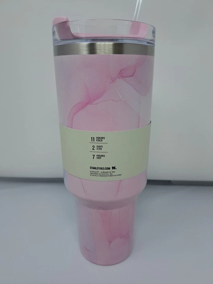 Stanley 40oz Watercolor Tulle Tumbler Stainless Steel H2.0 Target Exclusive NEW