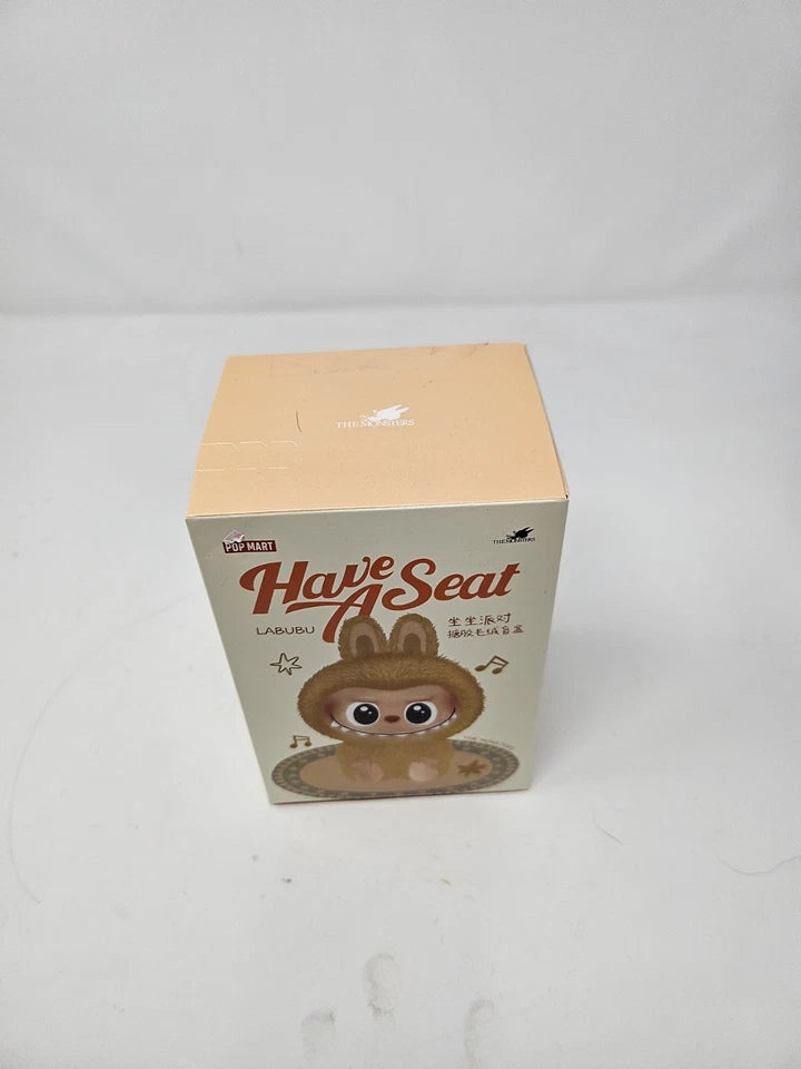 POP MART Labubu “Have A Seat” Plush Figure – The Monsters Series Collectible Toy